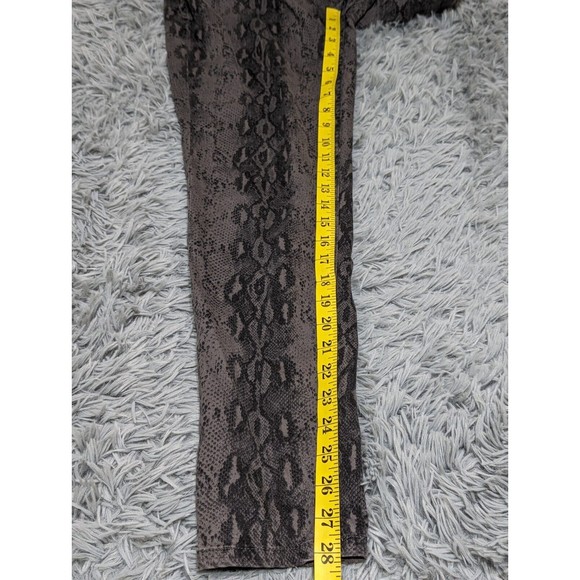 Kensie Jeans Effortless Ankle Womens Size 10/30 10 Mid Rise Snake Skin Print - Picture 10 of 13